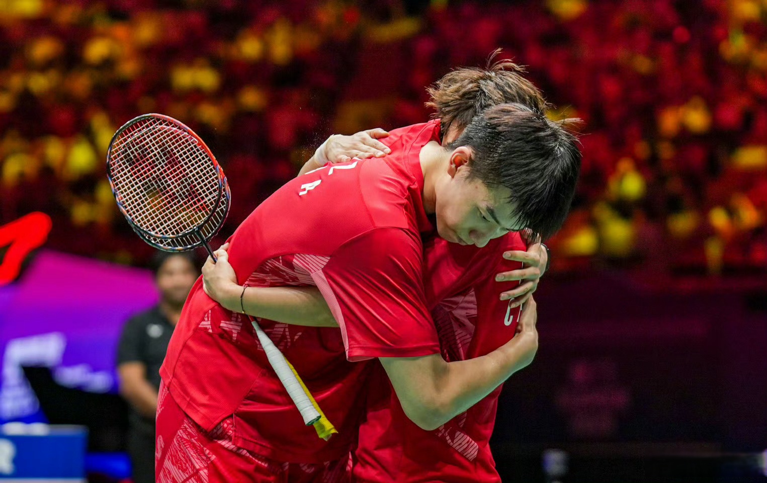 关于韩国队鏖战中国队，梁靖崑关键制胜的信息